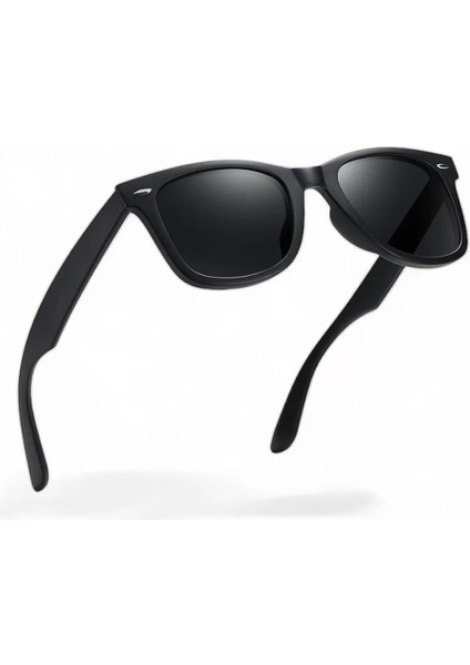 Wayfarer Siyah Erkek Güneş Gözlük Parlak Çerçeve Çapraz Kesim indirimleri