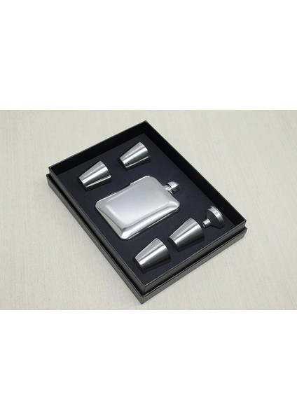 4 Shot Bardaklı Matara Seti ALK3907
