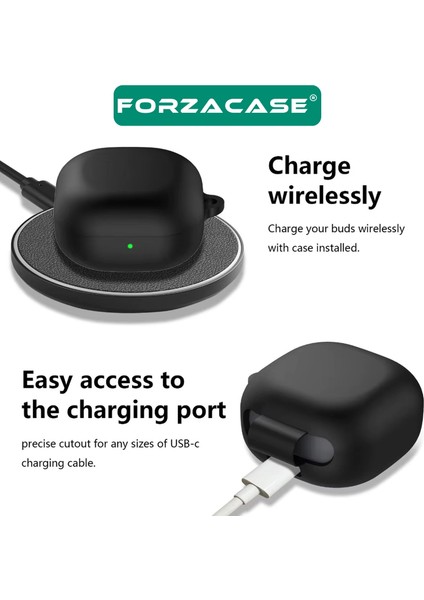 Samsung Galaxy Buds Fe ile Uyumlu Anahtar Askılıklı Bluetooth Kulaklık Kılıfı - FC1107 fiyatları