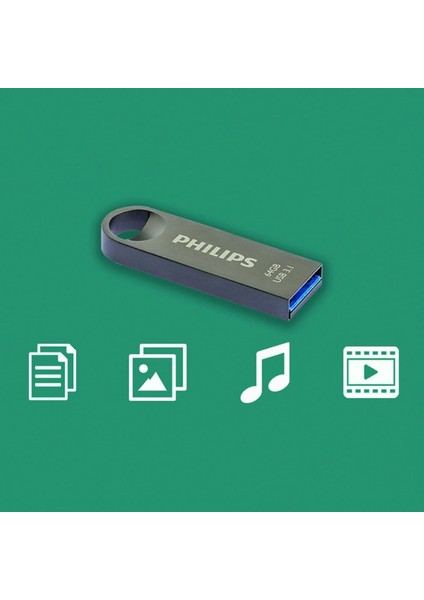 Phılıps 64GB Usb3.1 100/150MB/S FM64FD165B/00
