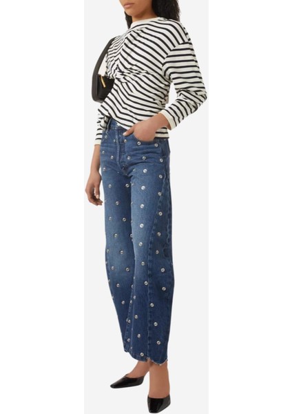 Knotted Pamuklu Jersey Top, Siyah fiyatları