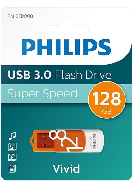 Phılıps 128GB USB 3.0 100/150MB/S FM12FD00B/00