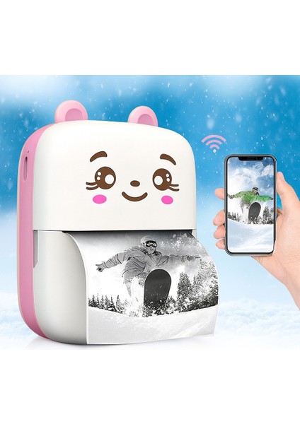 Mini Taşınabilir Kablosuz Termal Yazıcı | Cep Boyu Anında Çıktı – Ios & Android Uyumlu