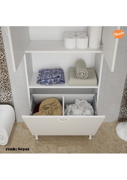 Çok Amaçlı Dolap Kirli Çamaşır Dolabı Kirli Çamaşır Sepetli Banyo Dolabı Mutfak Dolabı modelleri