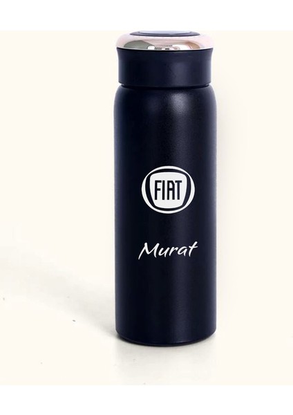 Kişiye Özel Dijital Göstergeli 500 ml Akıllı Araç Baskılı Termos - Sıcak Soğuk Içecek Şişesi fiyatları