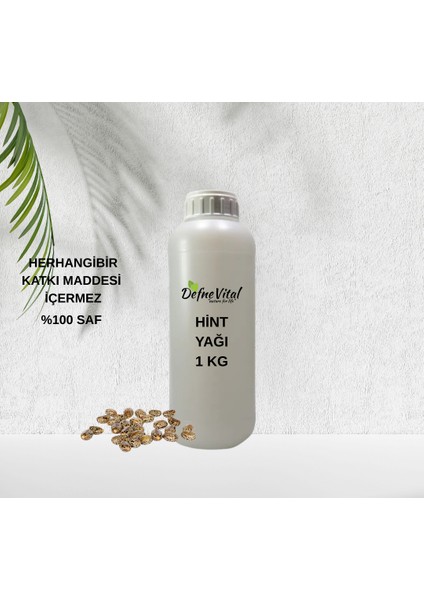 Hint Yağı 1 kg Yıpranmış Saçlar Için