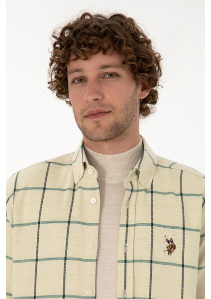 Erkek Koyu Yeşil Gömlek Desenli 50316617-VR079 fiyatları