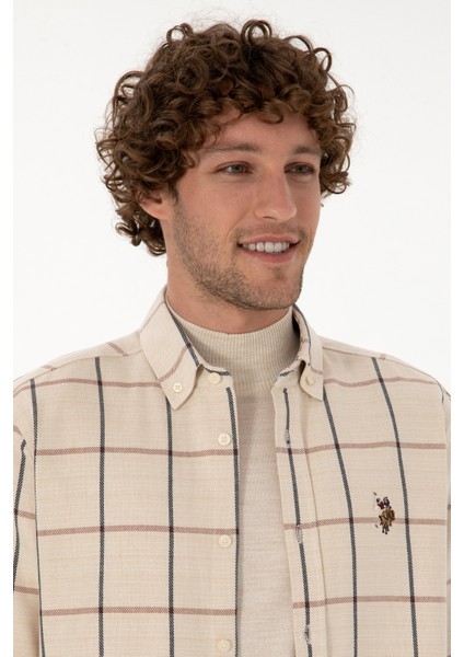 Erkek Bakır Gömlek Desenli 50316617-VR182 fiyatları