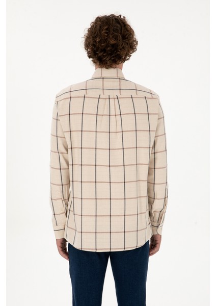 Erkek Bakır Gömlek Desenli 50316617-VR182 indirimleri