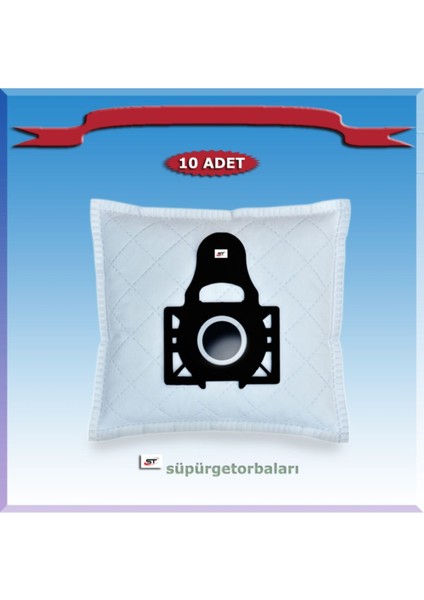 S 6255 C Süpürge Toz Torbası 10'lu Set Beyaz, Kalite ve Uyum