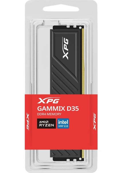 8gb (1X8GB) Gammix D35 Siyah Ddr4 3200MHZ CL16 1.35V Pc Ram modelleri