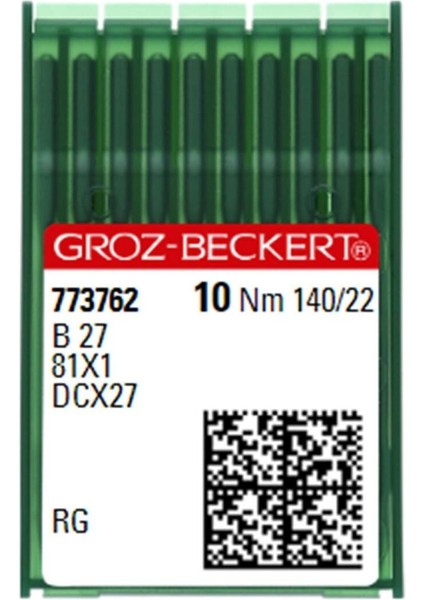 DCX27 Overlok Makinesi Iğnesi 22 Numara, Dayanıklı ve Yüksek Kalite Ürün
