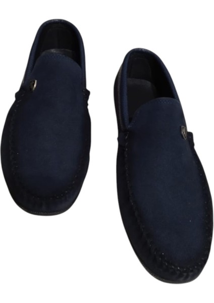 Erkek Mavi Loafer Ayakkabı modelleri