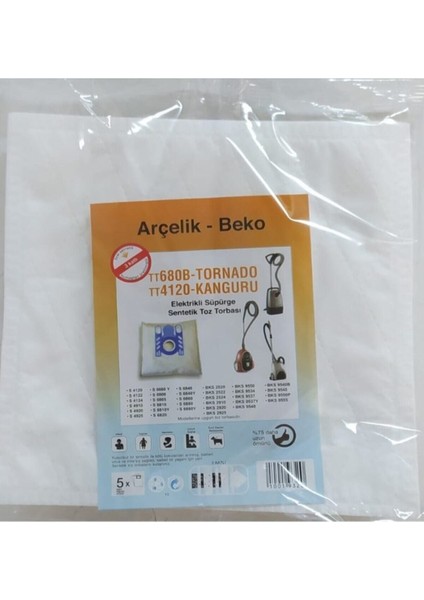 10 Adet Beyaz Toz Torbası, Uyumlu
