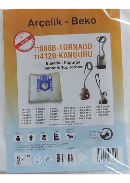 10 Adet Beyaz Toz Torbası, Uyumlu fiyatları