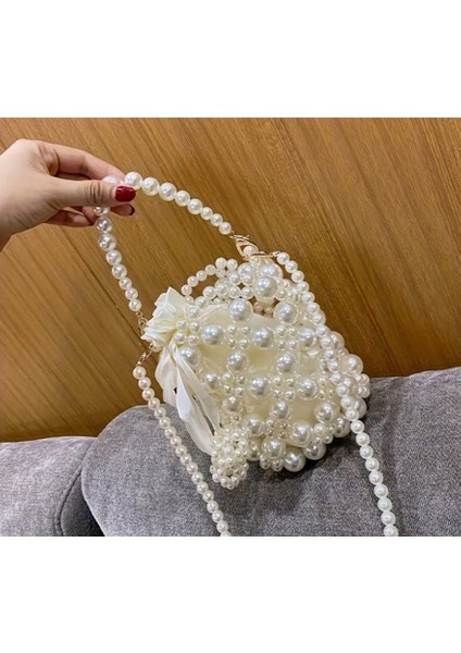 El Örmesi - İnci Parıltısıyla Mini El Çantası- Günlük ,Özel Gün (Nikah,Düğün) fiyatları
