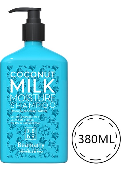 Coconut Kuru Saçlar Için Yoğun Nemlendirici Dolaşık Açıcı Şampuan 380 ml