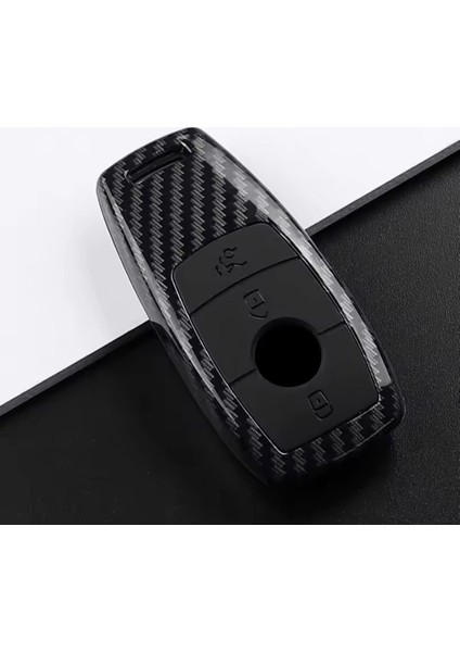 Mercedes C180 C200 Glc Cla Cle Amg W205 W213 W222 E200 300 Karbon Anahtar Kılıfı