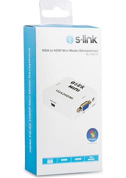 SL-VHC10 VGA To HDMI Mini Model Dönüştürücü