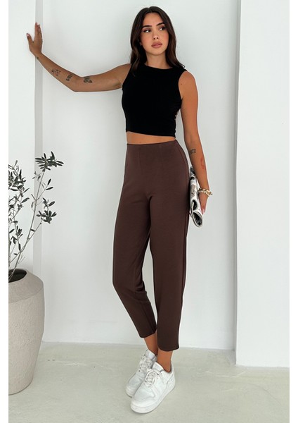 Yüksek Bel Pantolon – Düz Paça & Rahat Kesim
