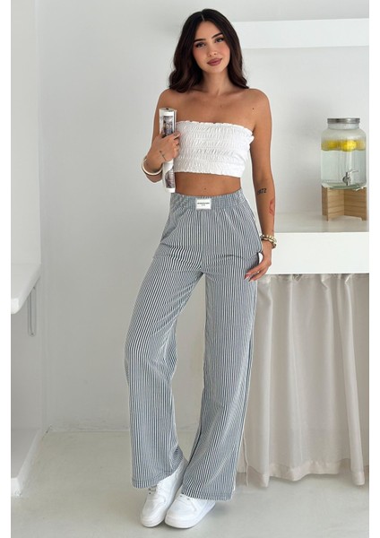 Kadın Elastik Bel Çizgili Jogger Pantolon fiyatları