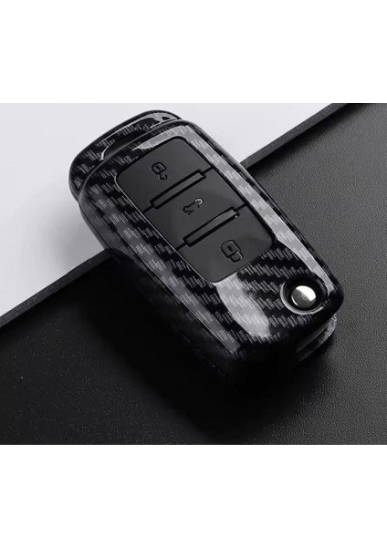 Superb Octavia Fabia Yeti Octavia Karbon Anahtar Koruma Kılıfı