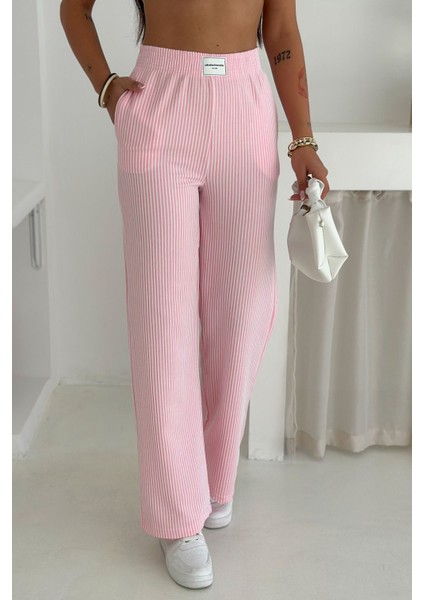 Kadın Elastik Bel Çizgili Jogger Pantolon fiyatları