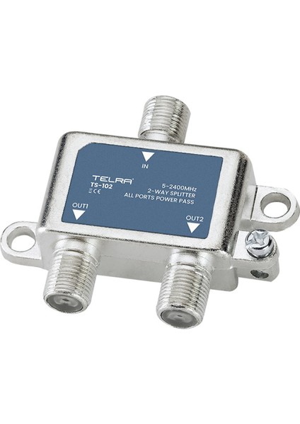 TS-102 5-2400 MHz 2 Çıkış Uydu Bölücü Splitter