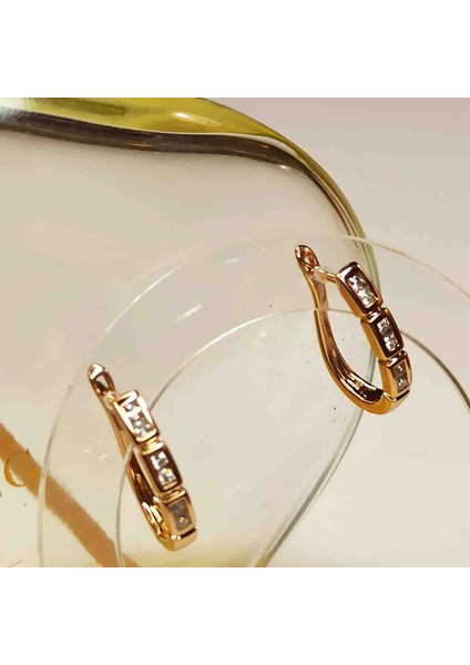 Xuping Zirkon Taşlı Oval Kare Taşlı Küpe fiyatları