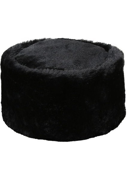Unisex Siyah Kafkas Kalpak Şapka Xl Beden (60 Cm)