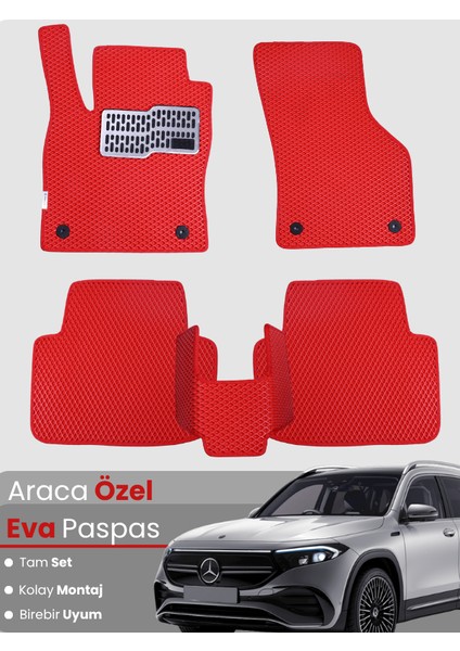Mercedes Benz Eqb (2021-2025) Uyumlu Eva Paspas Tam Set–araca Özel Tasarım,su Geçirmez,kolay Montaj
