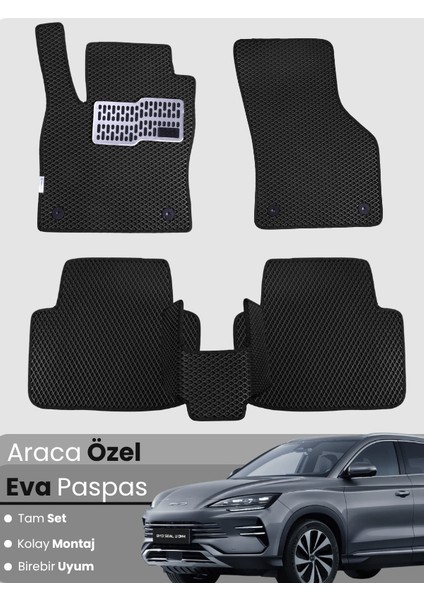 Byd Seal U Dm-I Uyumlu Eva Paspas Tam Set – Araca Özel Tasarım, Su Geçirmez, Hızlı ve Kolay Montaj