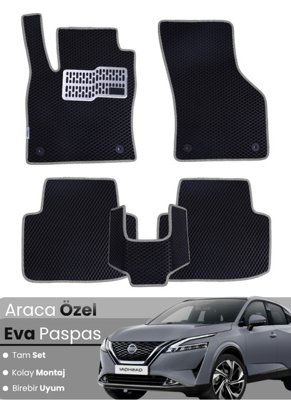 Nissan Qashqai E-Power (2021-2024) Uyumlu Eva Paspas Tam Set–araca Özel Kesim,kaymaz,kolay Montaj
