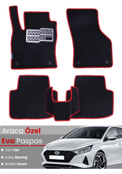 Hyundai I20 (2020-2025) Uyumlu Eva Paspas Tam Set – Araca Özel Tasarım, Su Geçirmez,kolay Montaj