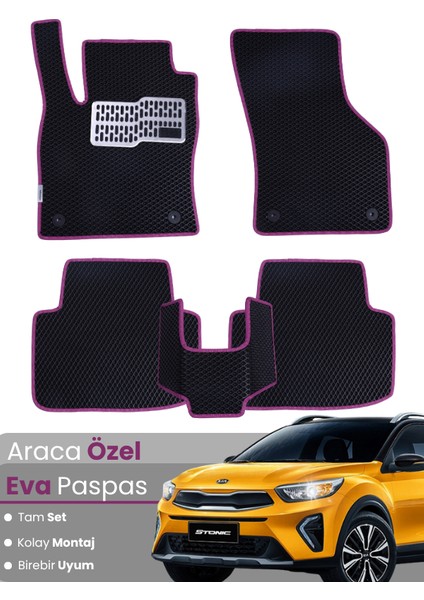 Kia Stonic (2017-2025) Uyumlu Eva Paspas Tam Set – Birebir Uyum,araca Özel Tasarım,kolay Montaj