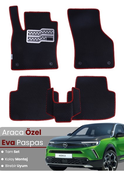 Opel Mokka Benzinli (2020-2025) Uyumlu Eva Paspas Tam Set – Birebir Uyum,su Geçirmez,hızlı Montaj