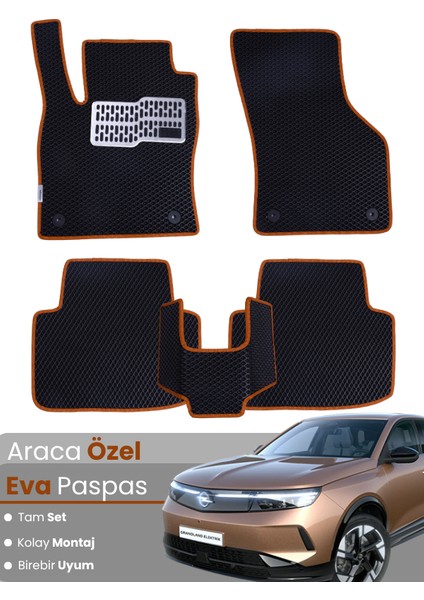 Opel Grandland (2025) Uyumlu Eva Paspas Tam Set – Birebir Uyum,su Geçirmez,hızlı ve Kolay Montaj