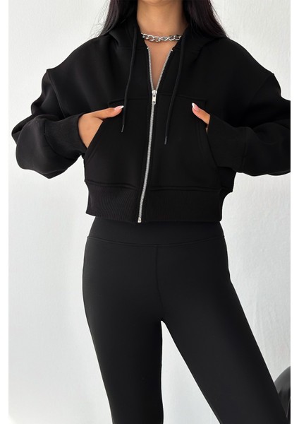 Kadın Gri Fermuarlı Oversize Hoodie – Günlük & Sokak Stili fiyatları