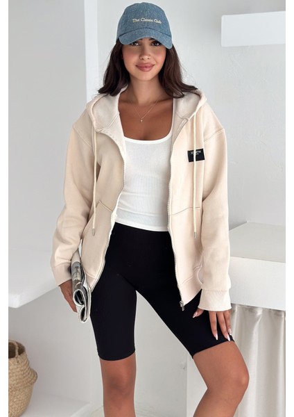 Fermuarlı Kapüşonlu Sweatshirt – “desıgn” Etiketli fırsatları