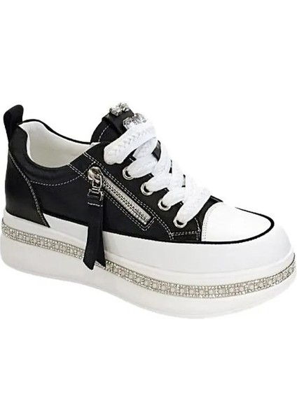 Guja 25Y423-4 Gizli Dolgu Taş Sargılı Kadın Sneaker Ayakkabı