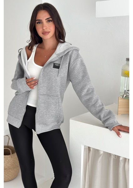 Fermuarlı Kapüşonlu Sweatshirt – “desıgn” Etiketli fiyatları