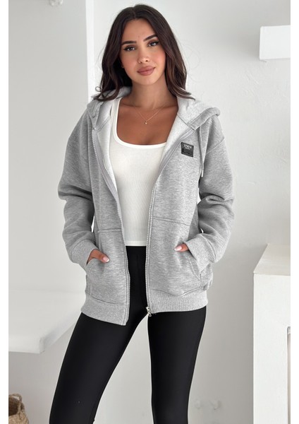 Fermuarlı Kapüşonlu Sweatshirt – “desıgn” Etiketli indirimleri