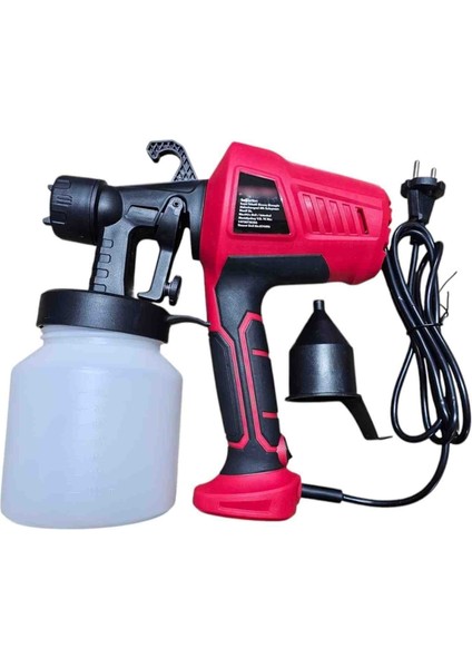 Elektrikli Boya Tabancası, Güçlü 600W Motoru Dikey, Yatay ve Dairesel Püskürtme modelleri
