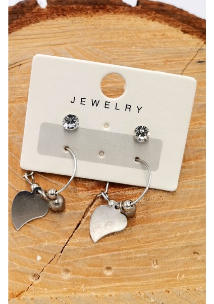 Renkli Figürlü Lüks Küpe