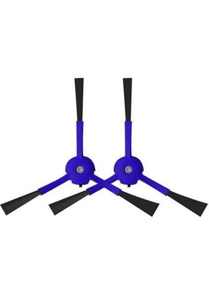 Lacivert, Uyumlu Robot Süpürge Yan Fırçası, 2 Adet, Temizlik Performansını Artırır