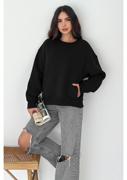 Kadın Oversize Sweatshirt – Rahat Kesim ve Günlük Stil