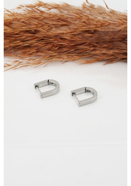 Kadın Çelik Basic Geometrik 1.5 cm U Model Klipsli Küpe modelleri