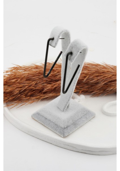 Kadın 316L Paslanmaz Çelik Basic Geometrik 4 cm V Model Küpe fiyatları