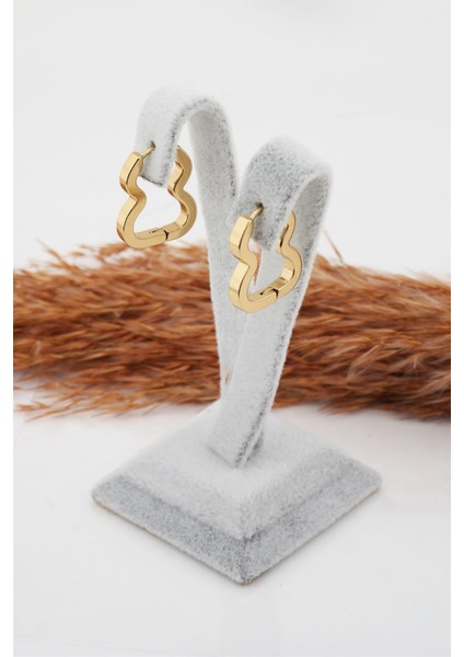 Kadın Çelik Basic Geometrik 2 cm Klipsli Küpe fiyatları