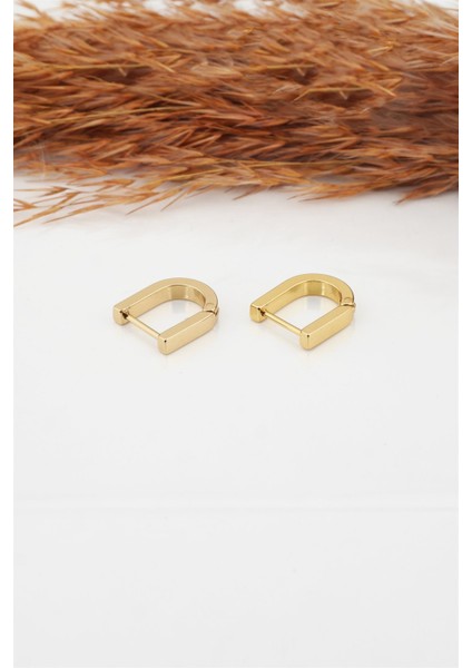 Kadın Çelik Basic Geometrik 1.5 cm U Model Klipsli Küpe fiyatları